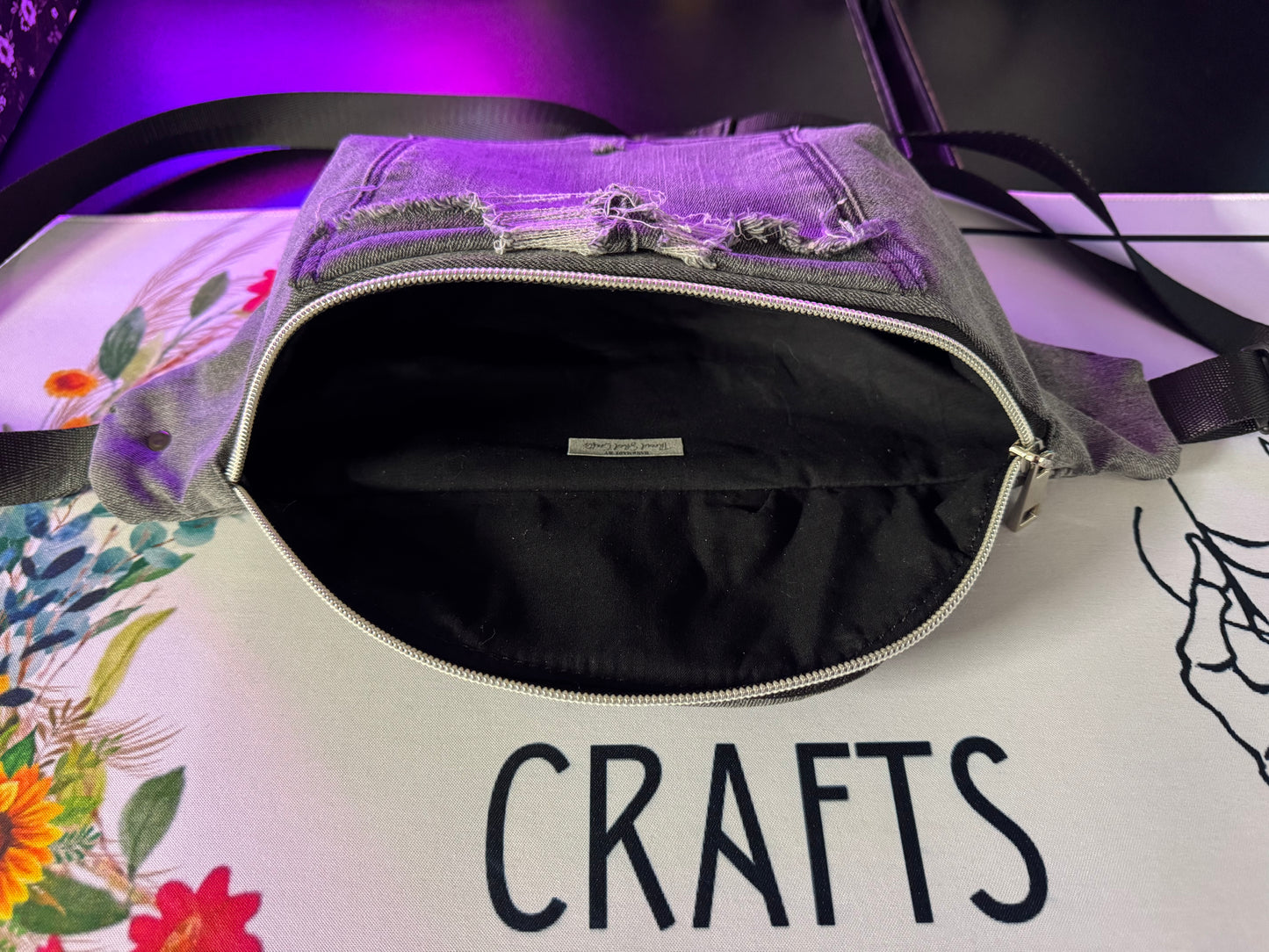 Upcycled Denim Fanny Pack