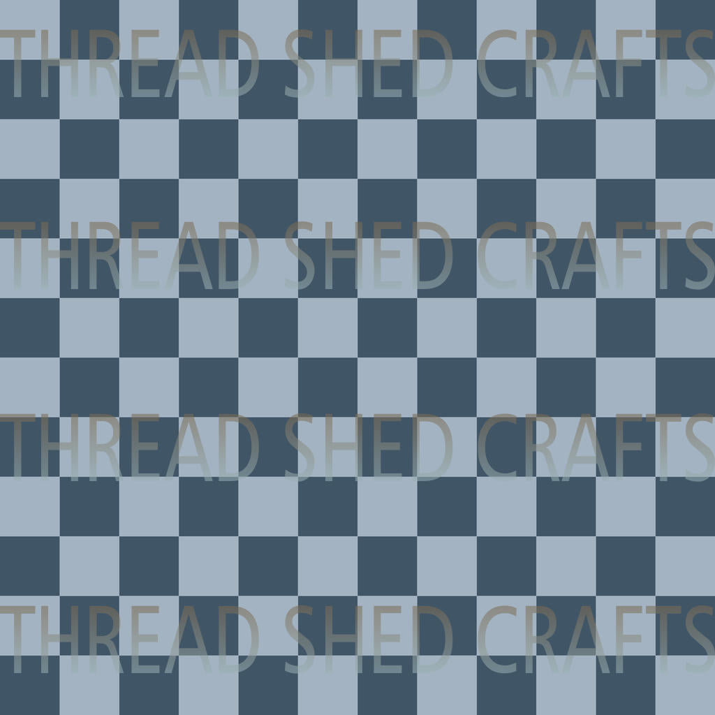 Blue Checkered