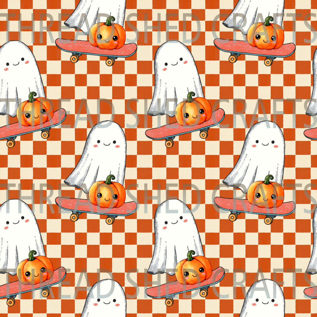 Checkered Skater Ghost