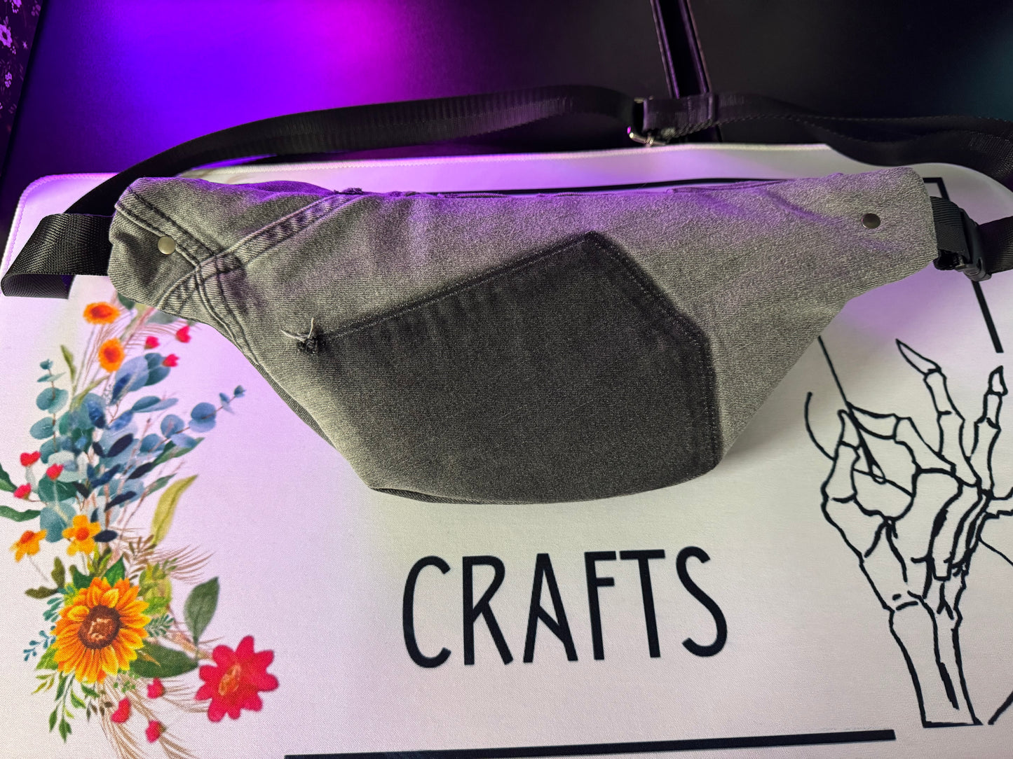 Upcycled Denim Fanny Pack