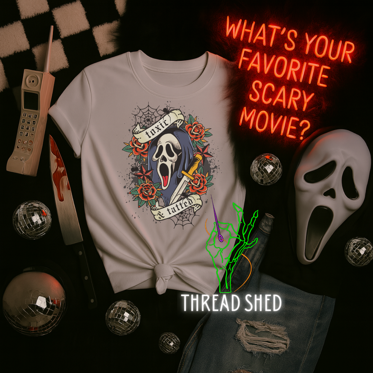 Ghost Toxic & Tatted (DTF Transfer)