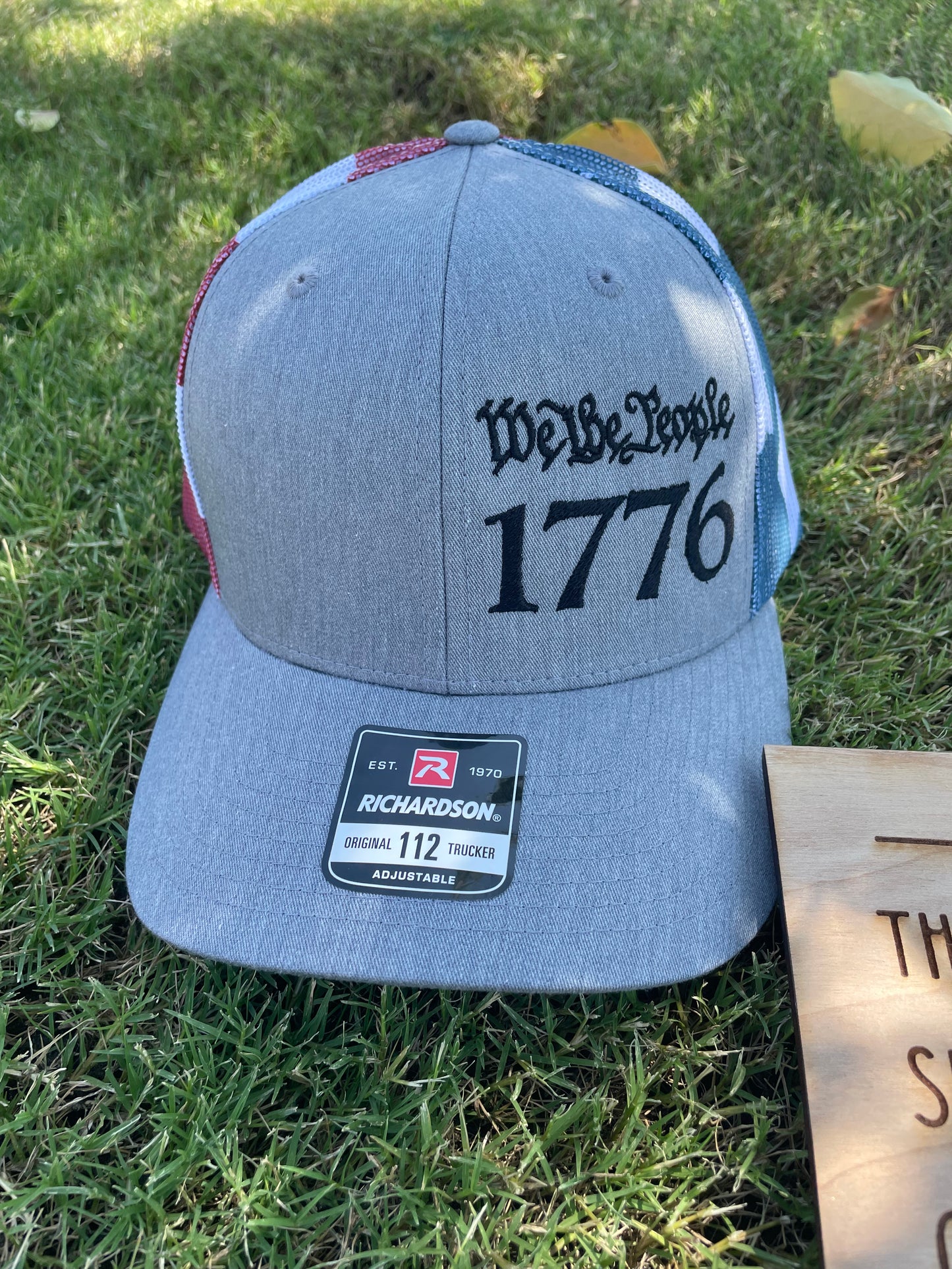We The People 1776 Embroidered Hat