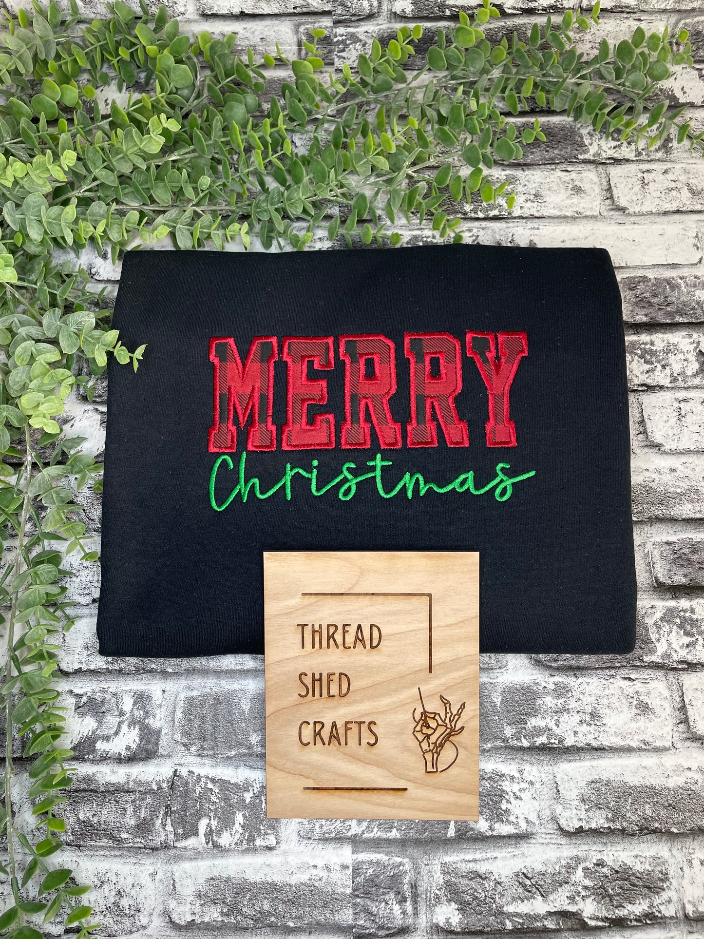 Merry Christmas Applique