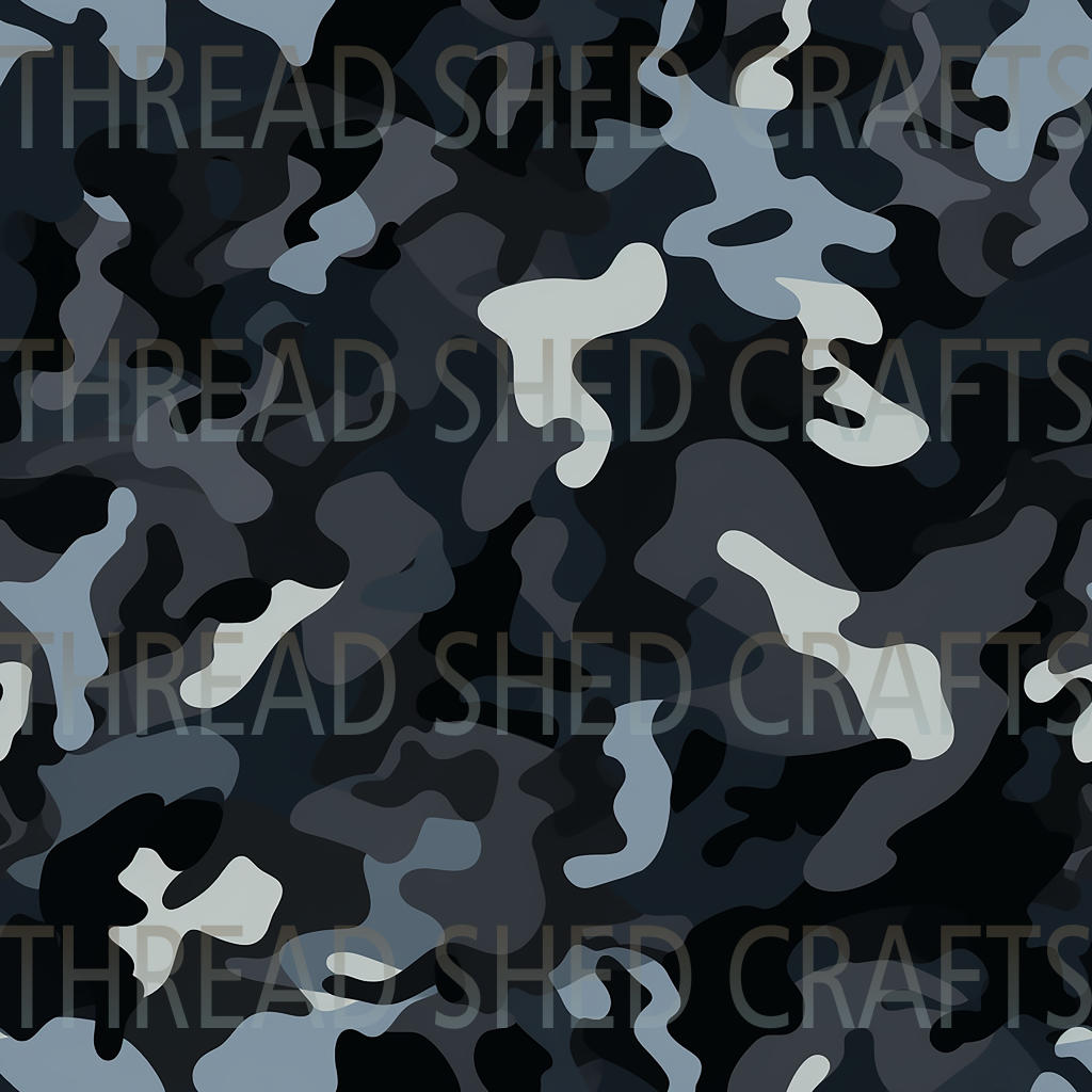 Black & Blue Camo