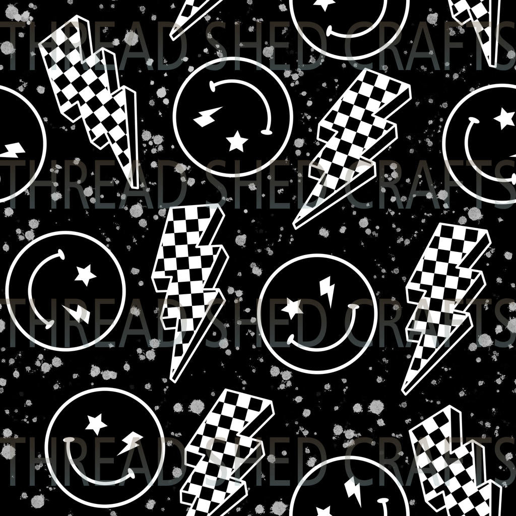 Black & White Checkered 2