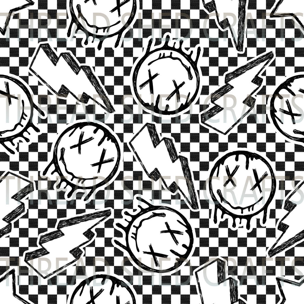 Black & White Checkered 5