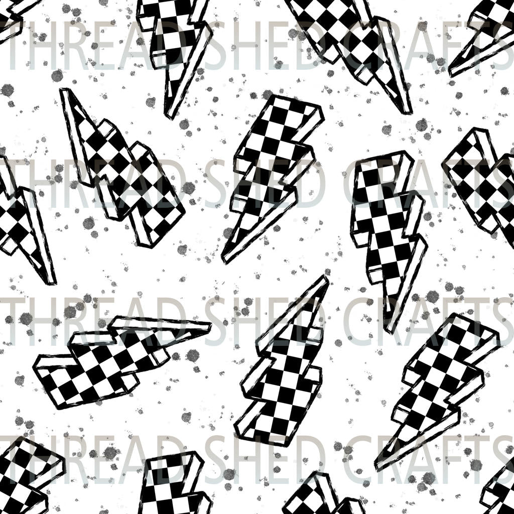 Black & White Checkered 4