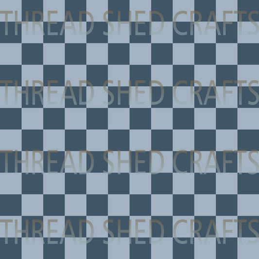 Blue Checkered