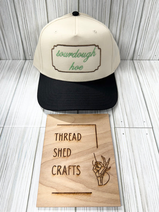 Sourdough Hoe Embroidered Hat