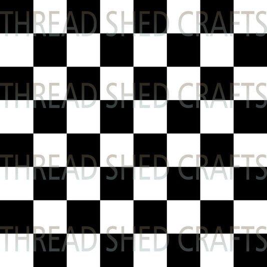 Black & White Checkered (Colorblock option)