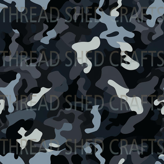 Black & Blue Camo